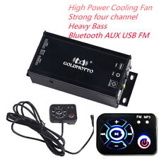 Amplificador de áudio de motocicleta MP3 USB AUX Bluetooth sistema de som de música 12V comprar usado  Enviando para Brazil