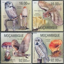 Selos Moçambique 2013 Mi 6672-6675 MNH 2013 Corujas e Cogumelos comprar usado  Enviando para Brazil