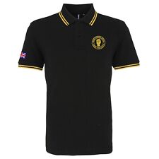 Usado, Camisa polo masculina com ponta Northern Soul com logotipo de punho bordado. Mod, retrô. comprar usado  Enviando para Brazil
