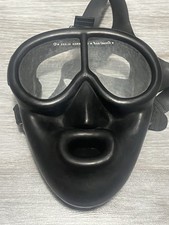 Antiga Máscara Facial de Mergulho Completa Borracha Vidro Temperado Sci Fi Estranheza Cressi Sub Fantasia, usado comprar usado  Enviando para Brazil