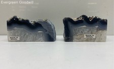 red agate geode bookends for sale  Seattle