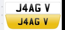 Private registration j4agv for sale  GLASGOW