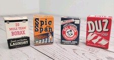 Miniaturas de sabonetes falsos My Merry Supermarket para lavanderia caixas vazias LEIA comprar usado  Enviando para Brazil
