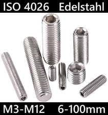 Gewindestifte iso 4026 gebraucht kaufen  Ellefeld