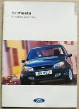 Usado, Folheto de vendas de carros Ford Fiesta setembro de 2001 #FA 1260/16 ENCORE voo ZETEC S Ghia comprar usado  Enviando para Brazil