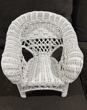 Vintage white wicker for sale  Wilmington