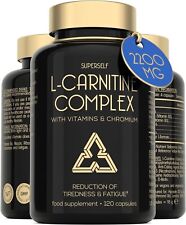 Usado, L-carnitina 2200mg com vitaminas D e B - 120 cápsulas - L-carnitina L-tartarato comprar usado  Enviando para Brazil