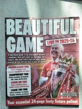 Football fixtures guide for sale  COVENTRY