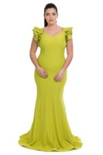 Elegantes abendkleid limetteng gebraucht kaufen  Rosenheim