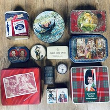 Vintage tin metal for sale  LONDON