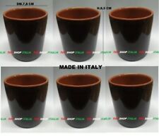 Bicchieri pezzi terracotta usato  Pagani