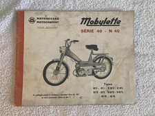 Mobylette/ciclomotor/série 40/N40/em inglês/livro de peças com diagramas explodidos completos, usado comprar usado  Enviando para Brazil