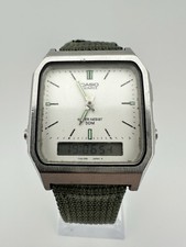 CASIO AQW-55 Ana/Digi mod 308 mostrador branco funcionando vintage masculino Japão, usado comprar usado CASIO AQW-55 Ana/Digi mod 308 mostrador branco funcionando vintage masculino Japão, usado comprar usado  Enviando para Brazil