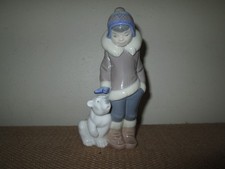 Lladro standing eskimo for sale  Minneapolis