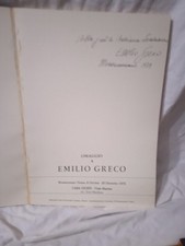 Emilio greco libro usato  Monte di Procida