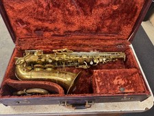 VINTAGE Buescher 400 Top Hat And Cane Saxofone MFR 1945 SAX NA CAIXA ORIGINAL comprar usado  Enviando para Brazil