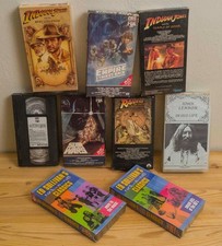 Star Wars Trilogy VHS Red Label Lot + Indiana Jones Trilogy & More  comprar usado  Enviando para Brazil