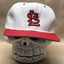 CHAPÉU SNAPBACK VINTAGE BRANCO/VERMELHO NEW ERA MODELO PROFISSIONAL ST. LOUIS CARDINALS COM BATIDA NAS COSTAS comprar usado  Enviando para Brazil