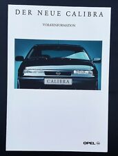 Opel calibra brochure d'occasion  Expédié en Belgium