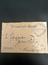 Rohrpost brief postsache gebraucht kaufen  Backnang