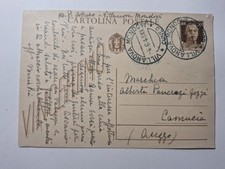 Intero postale 1943 usato  Cortona