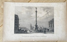 Ancienne gravure fontaine d'occasion  Nantes-