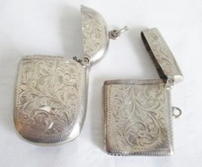 Antique silver vesta for sale  THETFORD
