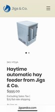 Automated hay feeder for sale  Champion