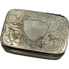 Antique silver snuff for sale  UK