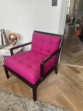 Lucan armchair fuchsia for sale  LONDON