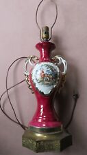 gold burgundy lamp for sale  Westfield