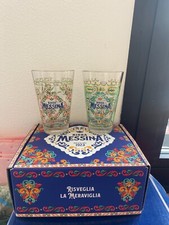 Bicchieri birra messina usato  Italia