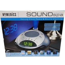 Homedics SS-4000 Sound Spa despertador rádio máquina de som luz de ruído branco NOVO comprar usado  Enviando para Brazil