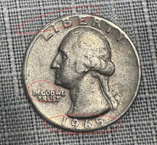 1965 quarter error for sale  Denver