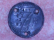 Ancienne medaille jeton d'occasion  Guise