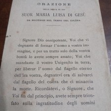 Rara orazione suor usato  Castiglion Fiorentino