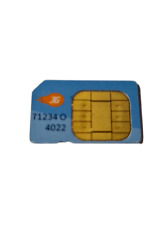 Usado, Cartão SIM 3G AT&T inativo para testar telefones chip de teste não para ativação comprar usado  Enviando para Brazil