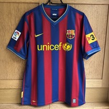 Camisa de futebol Barcelona MESSI 10 Home 2009/10 grande Nike Unicef  comprar usado  Enviando para Brazil