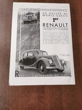Advertising 1935 renault d'occasion  Expédié en Belgium