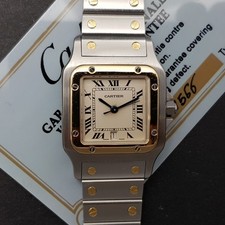 Cartier santos galbée usato  Roma