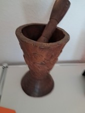 Handgeschnitzter mörser holz gebraucht kaufen  Viersen