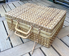 Picnic hamper wicker for sale  UK