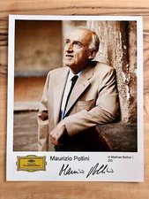 Maurizio Pollini PIANO 20x25 cm Signiertes Foto | Autogramm / Autograph [FG] na sprzedaż  Wysyłka do Poland
