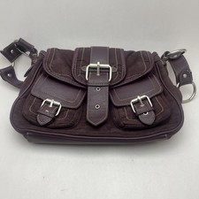 Bolsa de ombro feminina de couro sintético roxo camurça RN42000 , usado comprar usado Bolsa de ombro feminina de couro sintético roxo camurça RN42000 , usado comprar usado  Enviando para Brazil