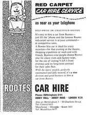 1961 advert rootes for sale  SIDCUP