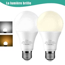 E27 LED Ampoule  3W 5W7W10W12W15W18W20W 25W Blanc froid Blanc chaud Globe 220V comprar usado  Enviando para Brazil