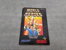 Usado, SOLO MANUAL World Heroes Super Nintendo SNES PAL FAH comprar usado  Enviando para Brazil