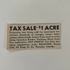 Tax sale acre for sale  Hinckley