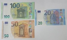 Notas de 20 a 100 euros 2015-2019 União Europeia nítidas Unc comprar usado  Enviando para Brazil