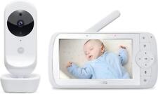 Monitor de bebê Motorola com câmera 5" tela colorida conversa bidirecional infravermelho Wi-Fi comprar usado  Enviando para Brazil